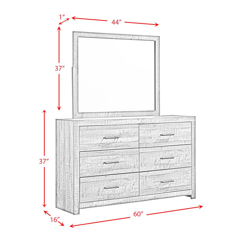 Beckett 6-Drawer Dresser & Mirror Set