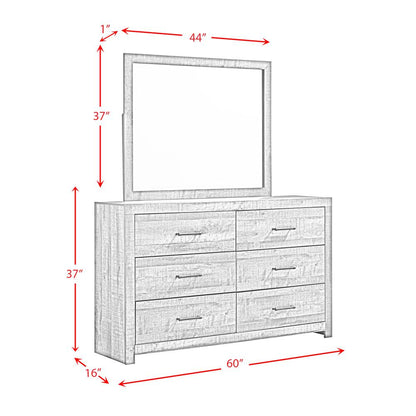 Beckett 6-Drawer Dresser & Mirror Set