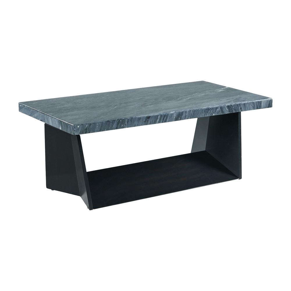 Tobias Coffee Table with Dark Marble Top