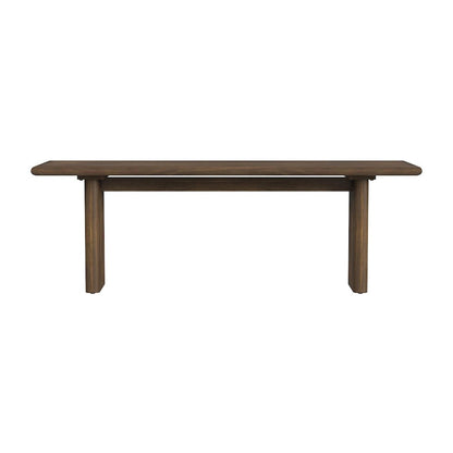 Perth Dining Bench in Brown