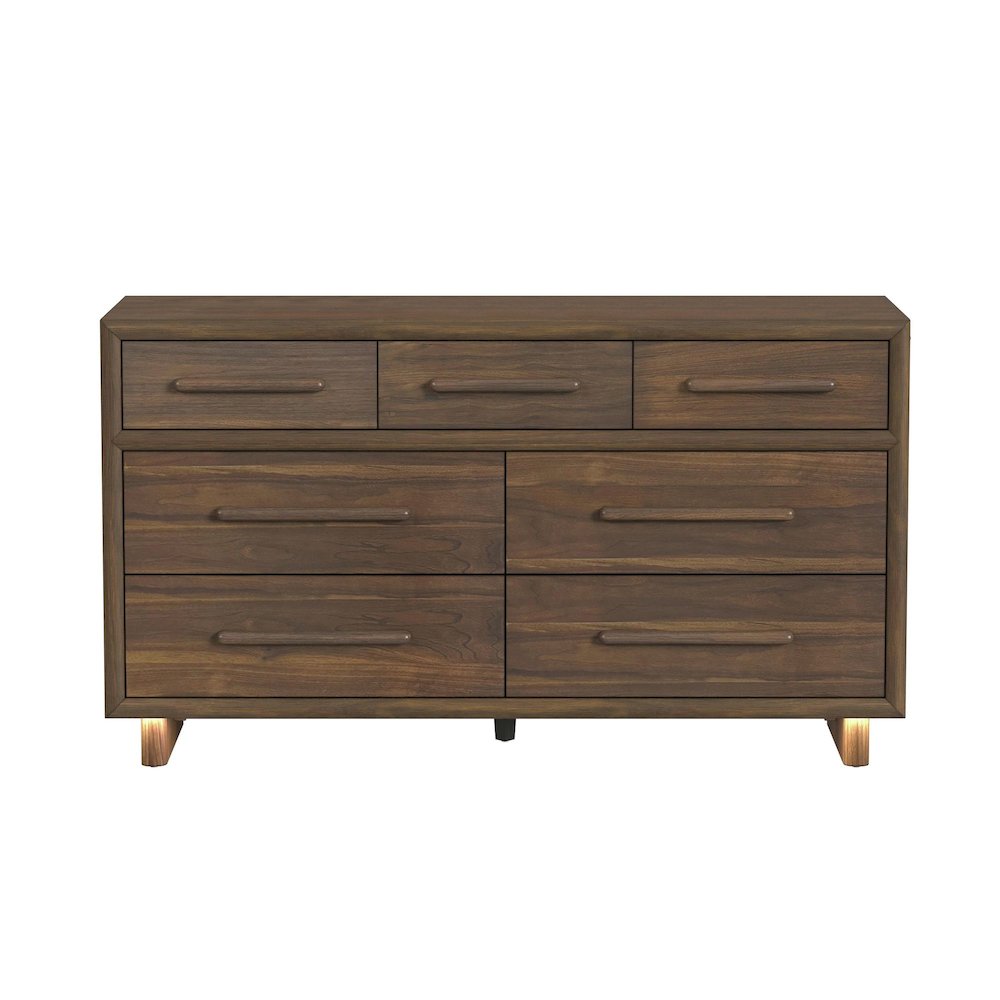 Perth Dresser with LED in Brown