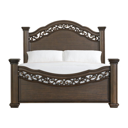Brunswick King Panel Bed in Mahogany