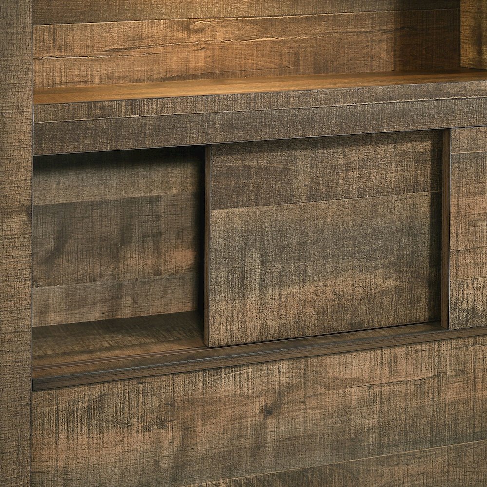 Beckett Full Bookcase Panel 3PC Bedroom Set with Bluetooth