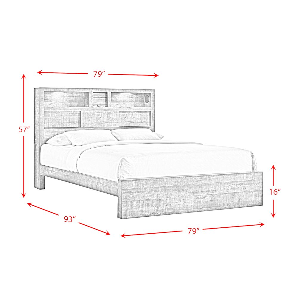 Beckett King Bookcase 3PC Bedroom Set