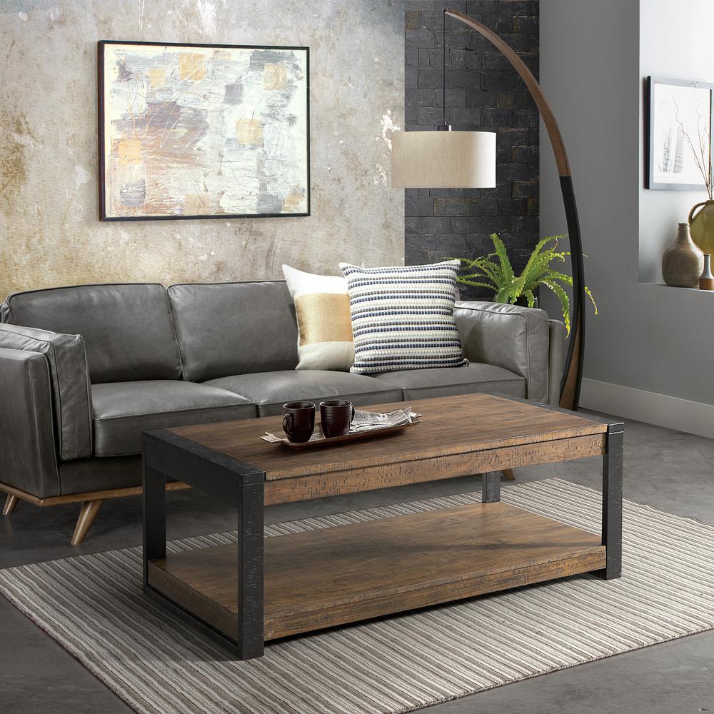 Enrico Rectangular Coffee Table in Walnut