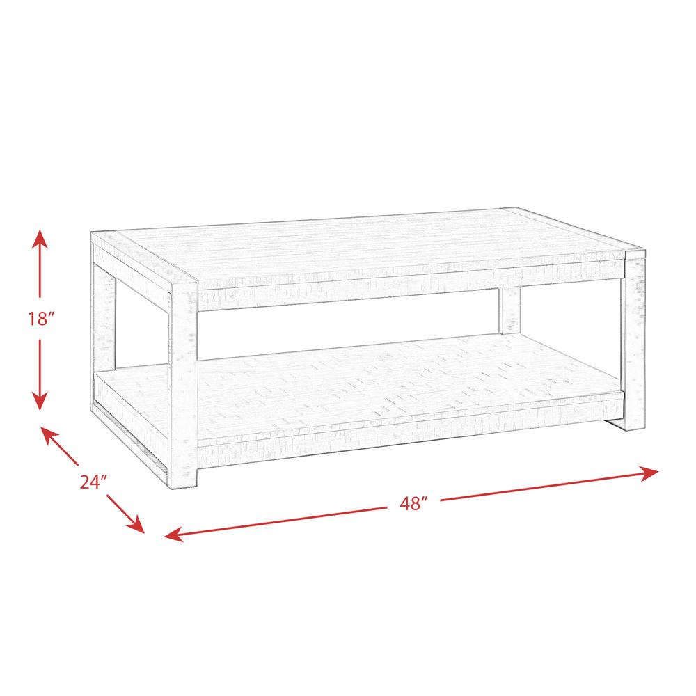 Enrico Rectangular Coffee Table in Walnut