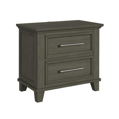 Henrik Queen Storage 5PC Bedroom Set in Grey