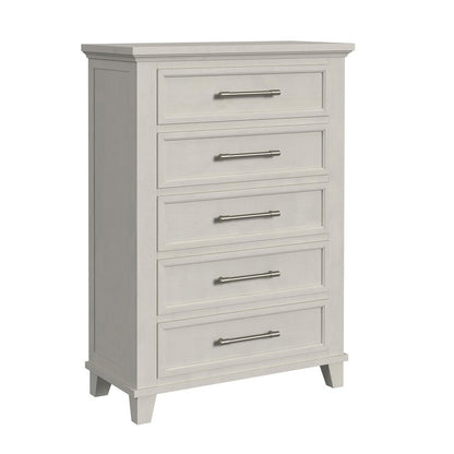 Henrik Queen Storage 5PC Bedroom Set in Ivory