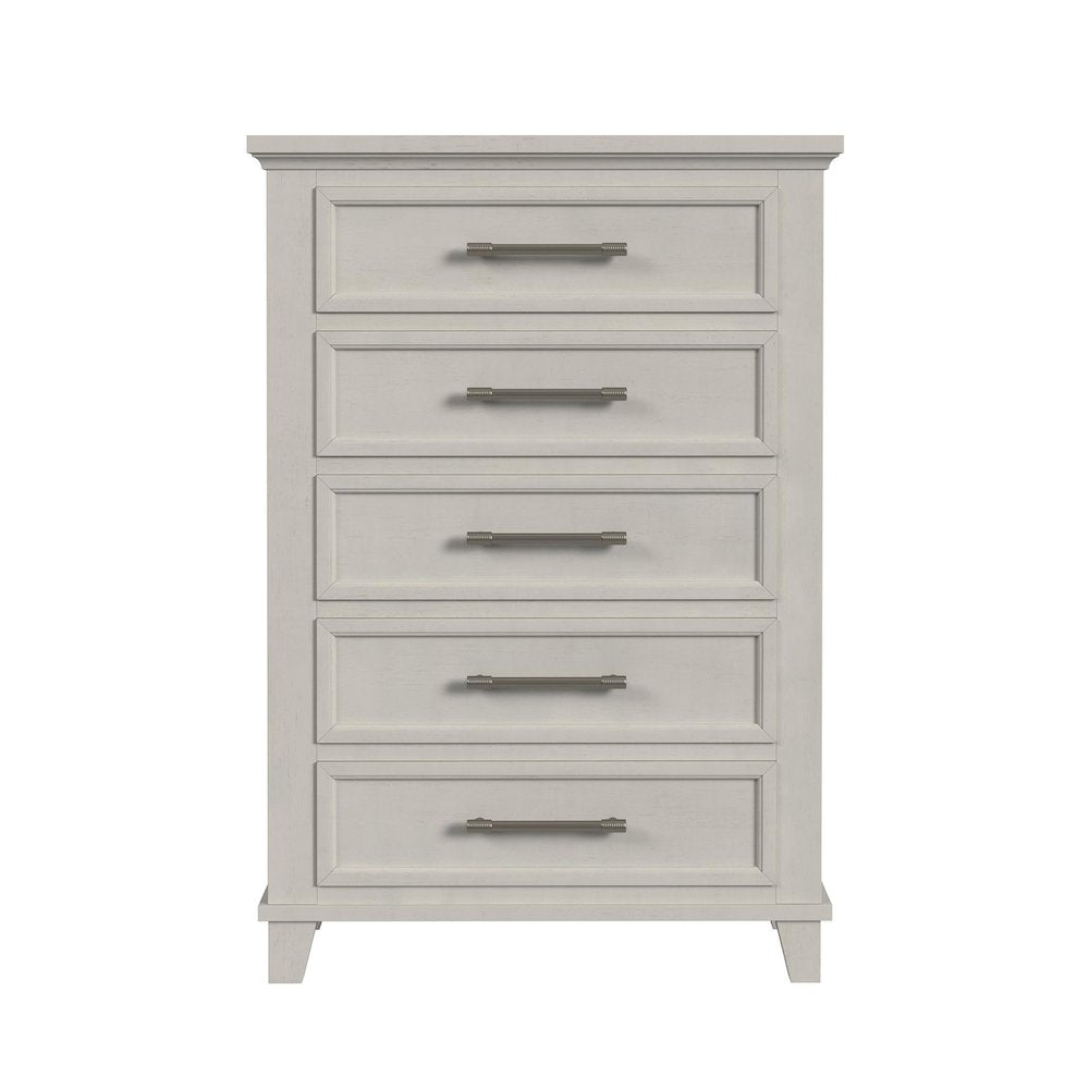 Henrik 5-Drawer Chest in Ivory