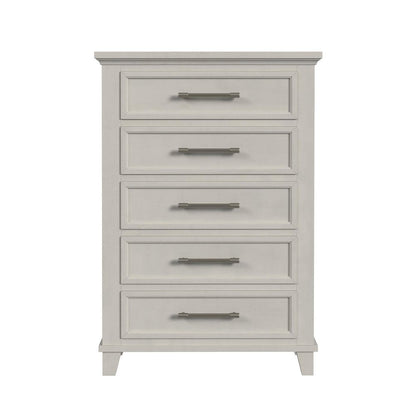 Henrik 5-Drawer Chest in Ivory
