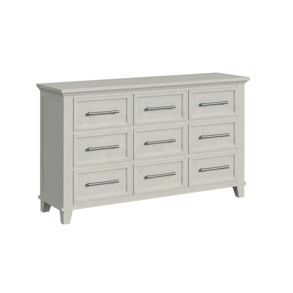 Henrik 9-Drawer Dresser in Ivory