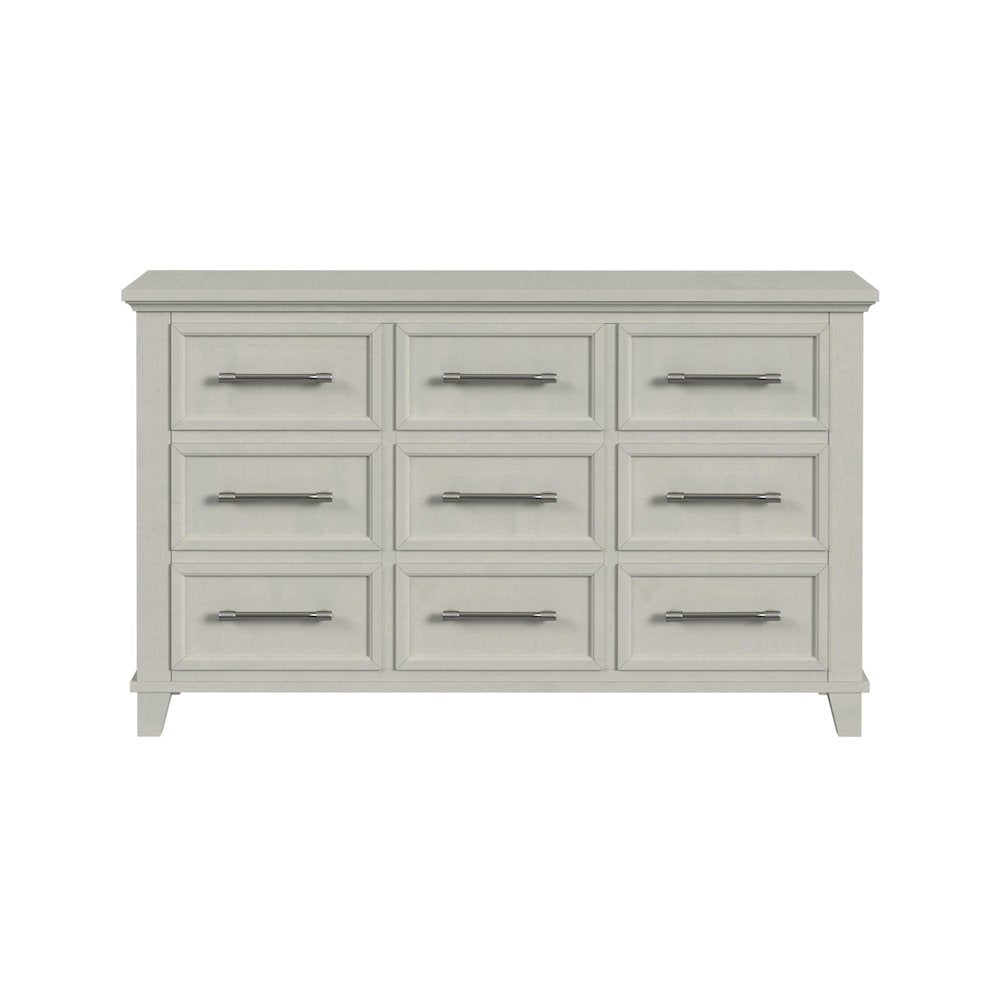 Henrik 9-Drawer Dresser in Ivory