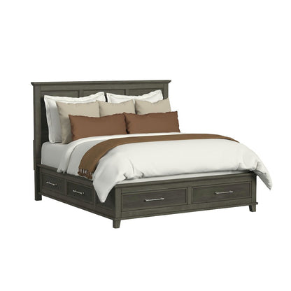 Henrik King Storage 5PC Bedroom Set in Grey