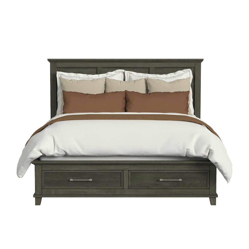Henrik King Storage Bed in Grey