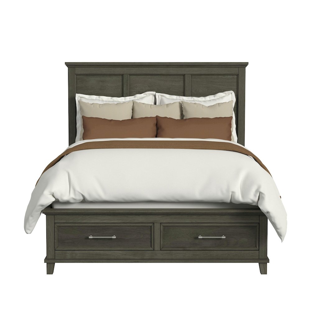 Henrik Queen Storage Bed in Grey