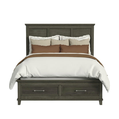 Henrik Queen Storage Bed in Grey