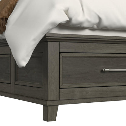 Henrik Queen Storage 5PC Bedroom Set in Grey