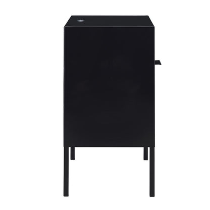 Gemma Nightstand with USB Port in Black