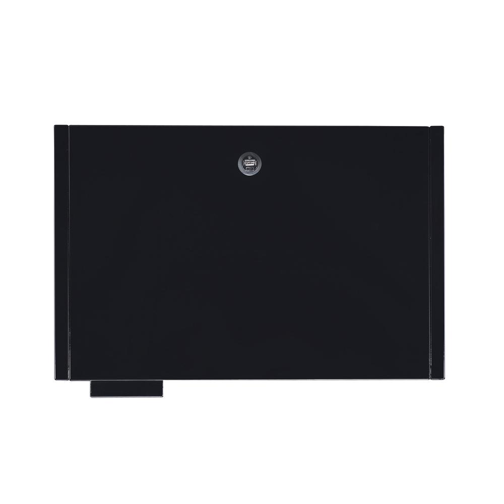 Gemma Nightstand with USB Port in Black