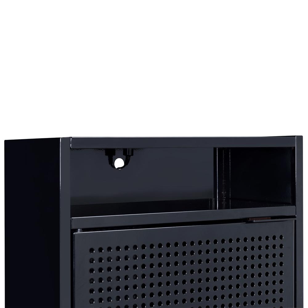 Gemma Nightstand with USB Port in Black