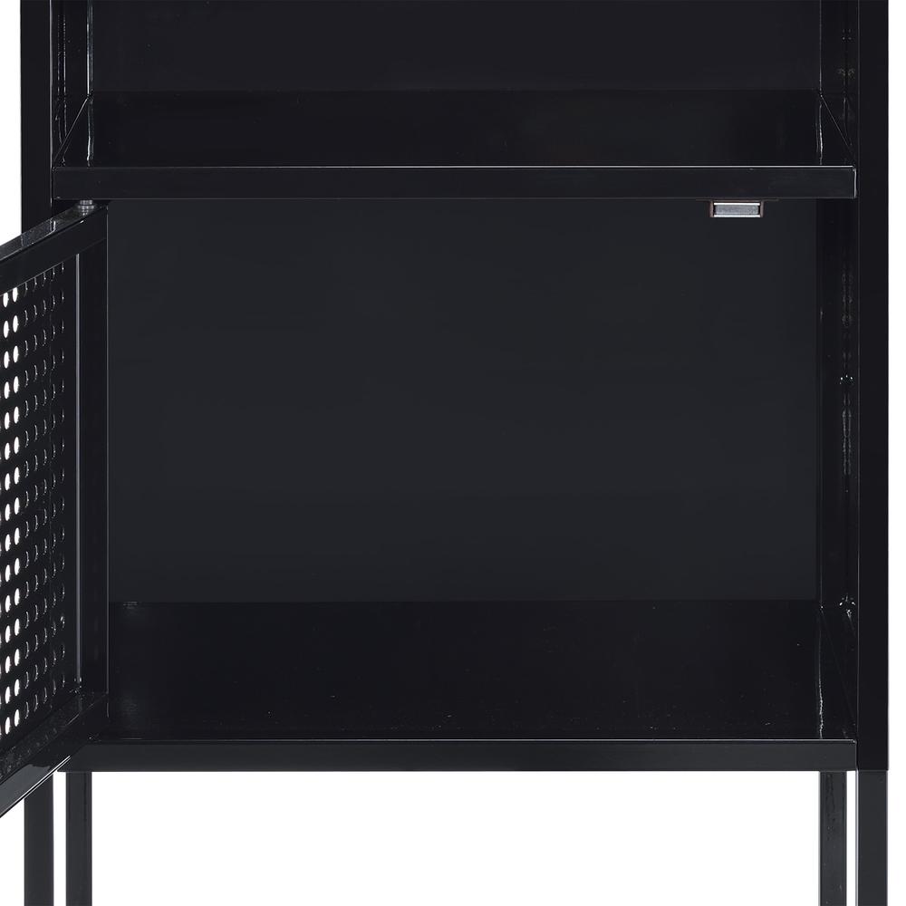 Gemma Nightstand with USB Port in Black