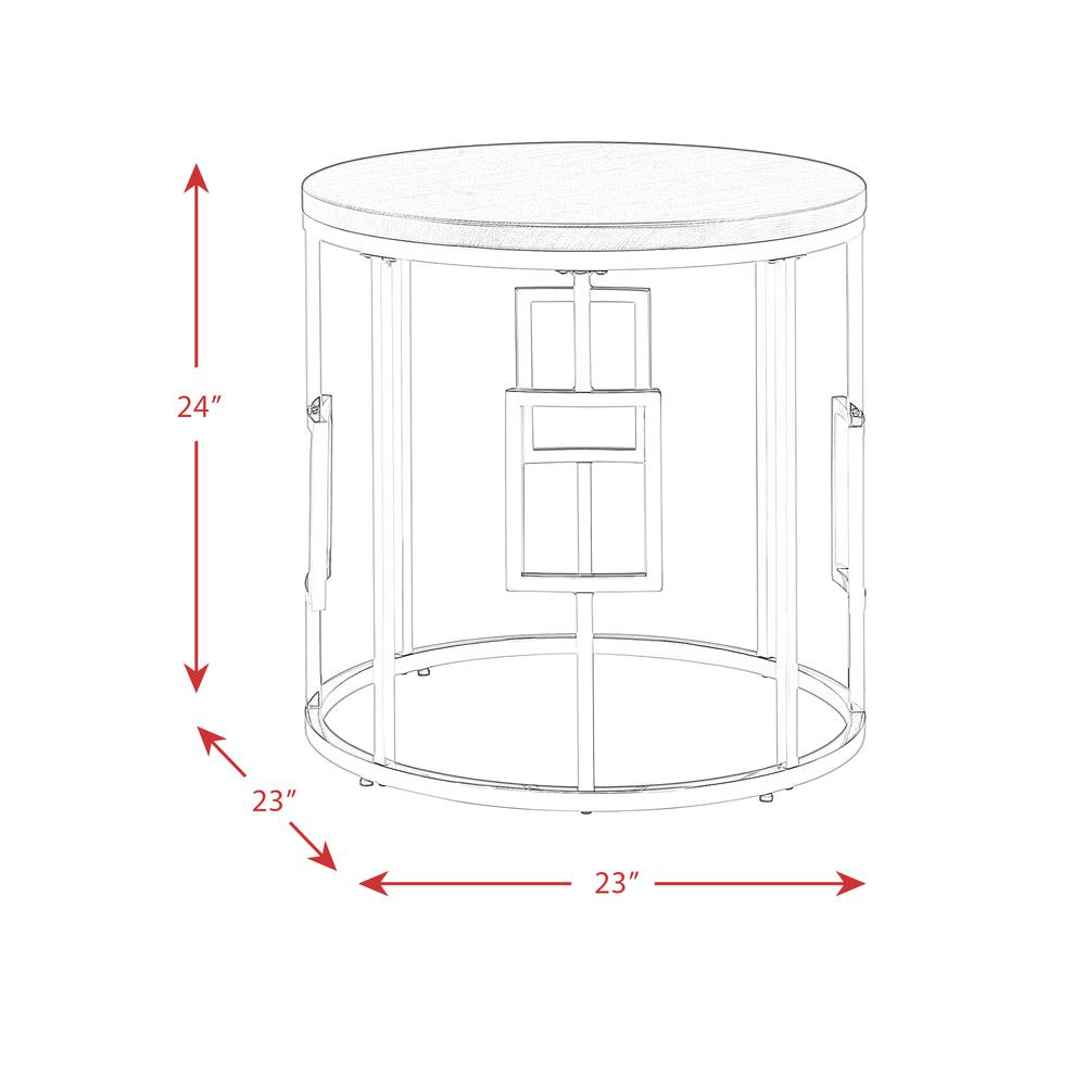 Kendall Round End Table