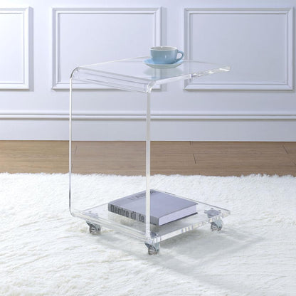 Peek Acrylic Snack Table