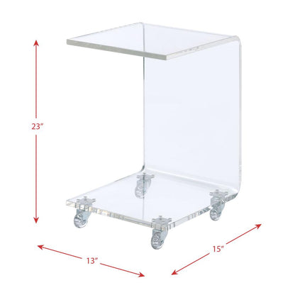 Peek Acrylic Snack Table