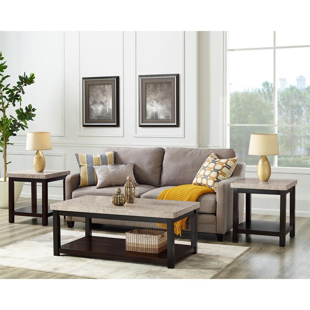Caleb 3PC Occasional Table Set-Coffee Table & Two End Tables
