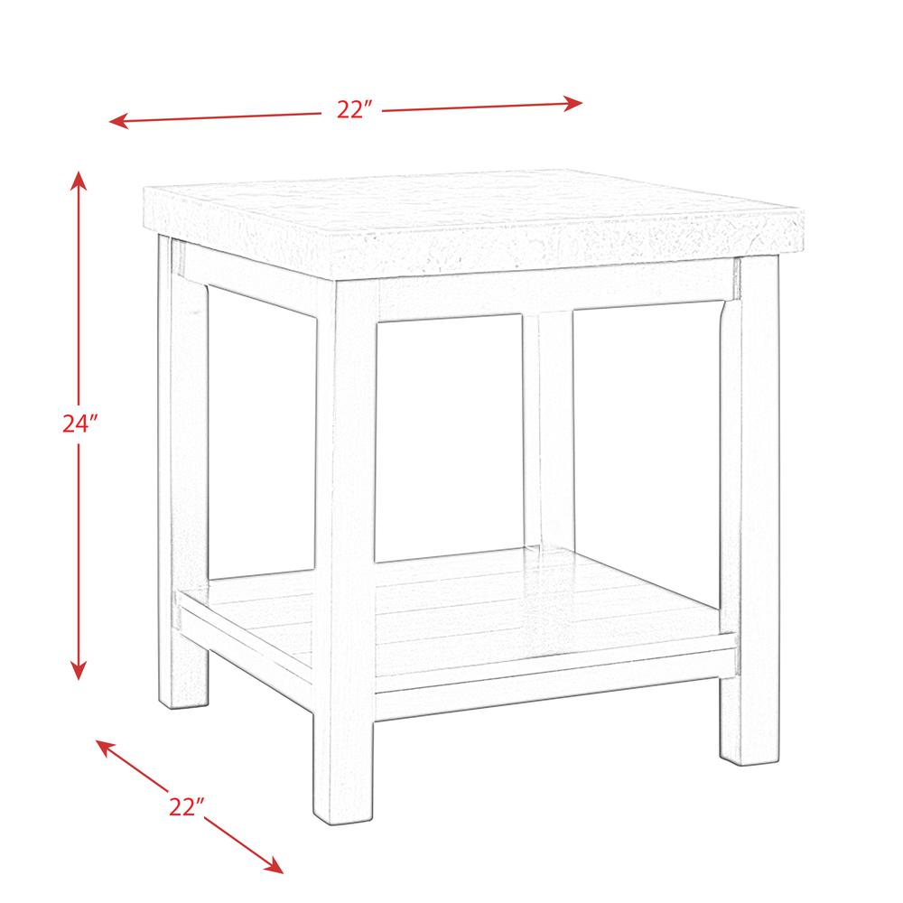 Caleb 3PC Occasional Table Set-Coffee Table & Two End Tables