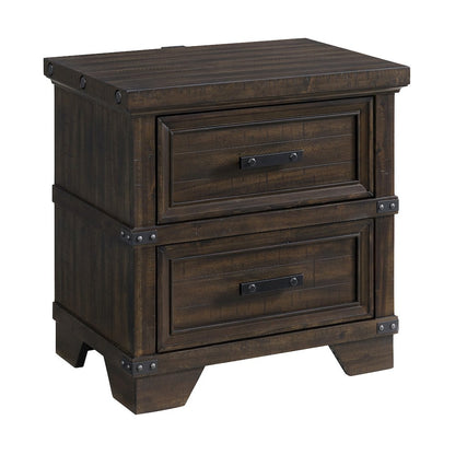 Canyon Ridge  Queen Storage 5PC Bedroom Set in Charcoal