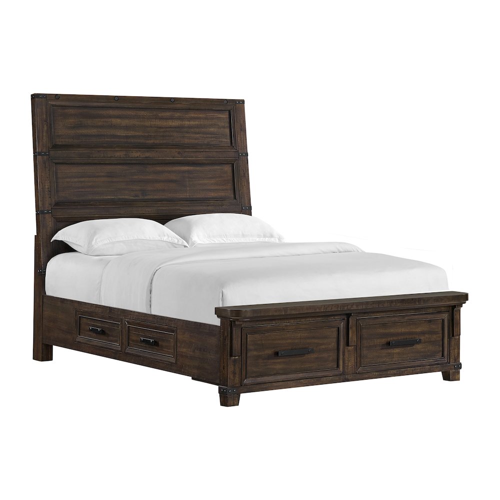 Canyon Ridge  Queen Storage 5PC Bedroom Set in Charcoal