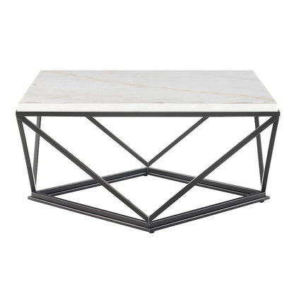 Conner Coffee Table W/ Metal Leg
