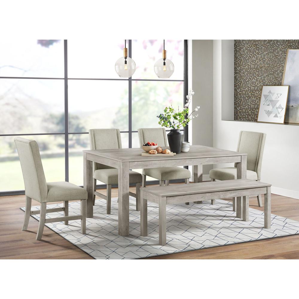 Holmes Rectangular Dining Table in White
