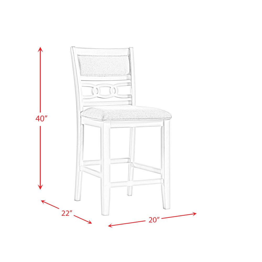 Taylor Counter Height Side Chair Set in Bisque
