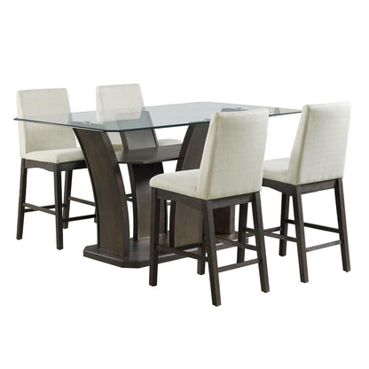 Simms Rectangular Counter Dining 5PC Set