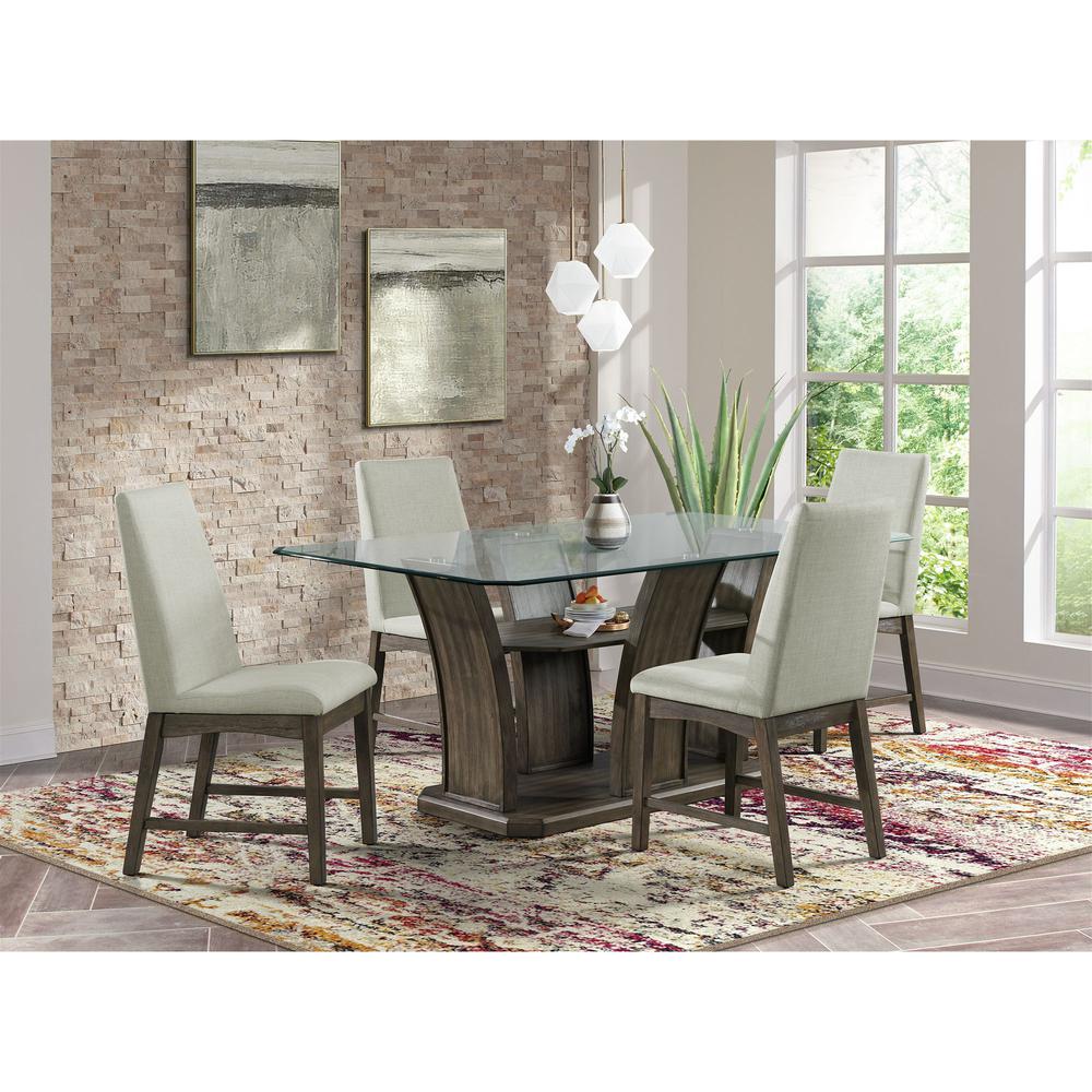 Simms Dining Side Chair in Grey