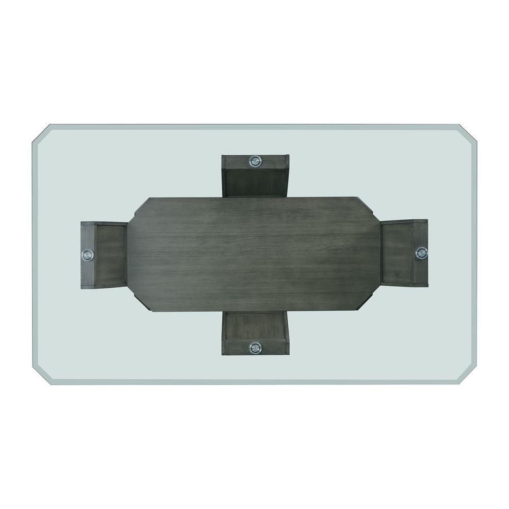 Simms Rectangular Dining Table in Grey