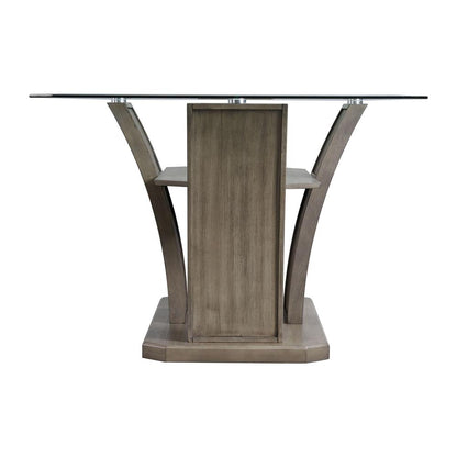 Simms Rectangular Dining Table in Grey