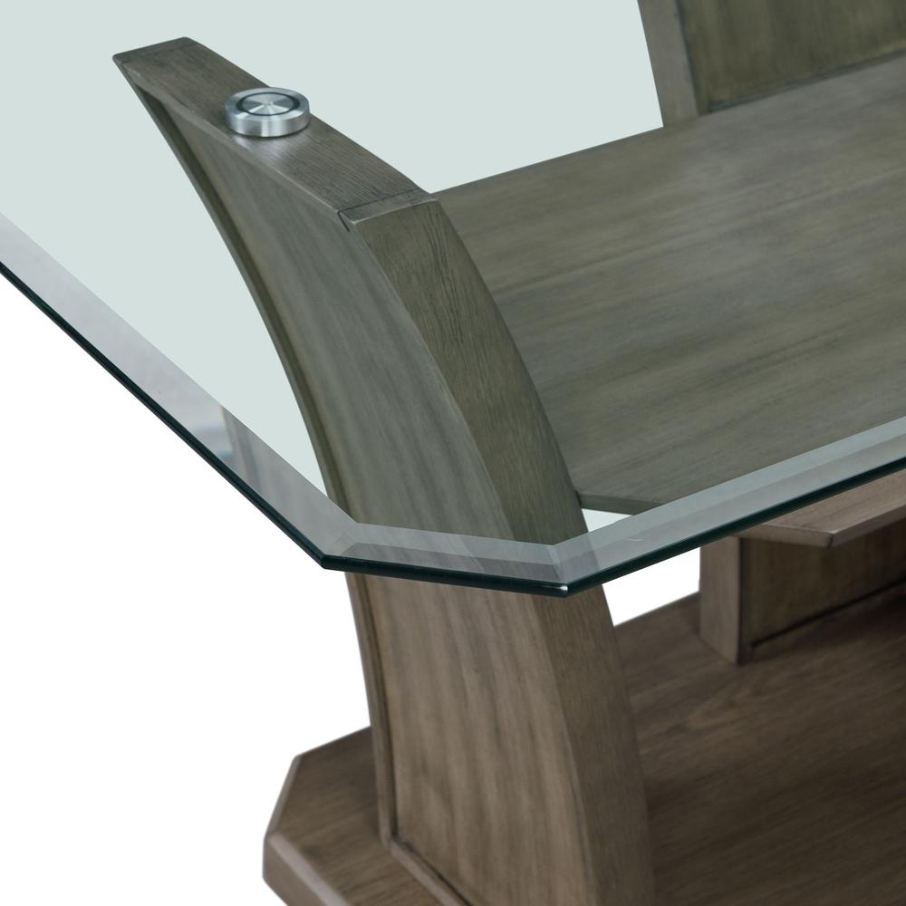 Simms Rectangular Dining Table in Grey