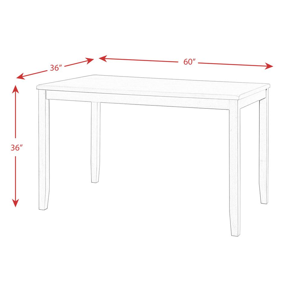 Alexa 7PC Counter Height Dining Set in Gray