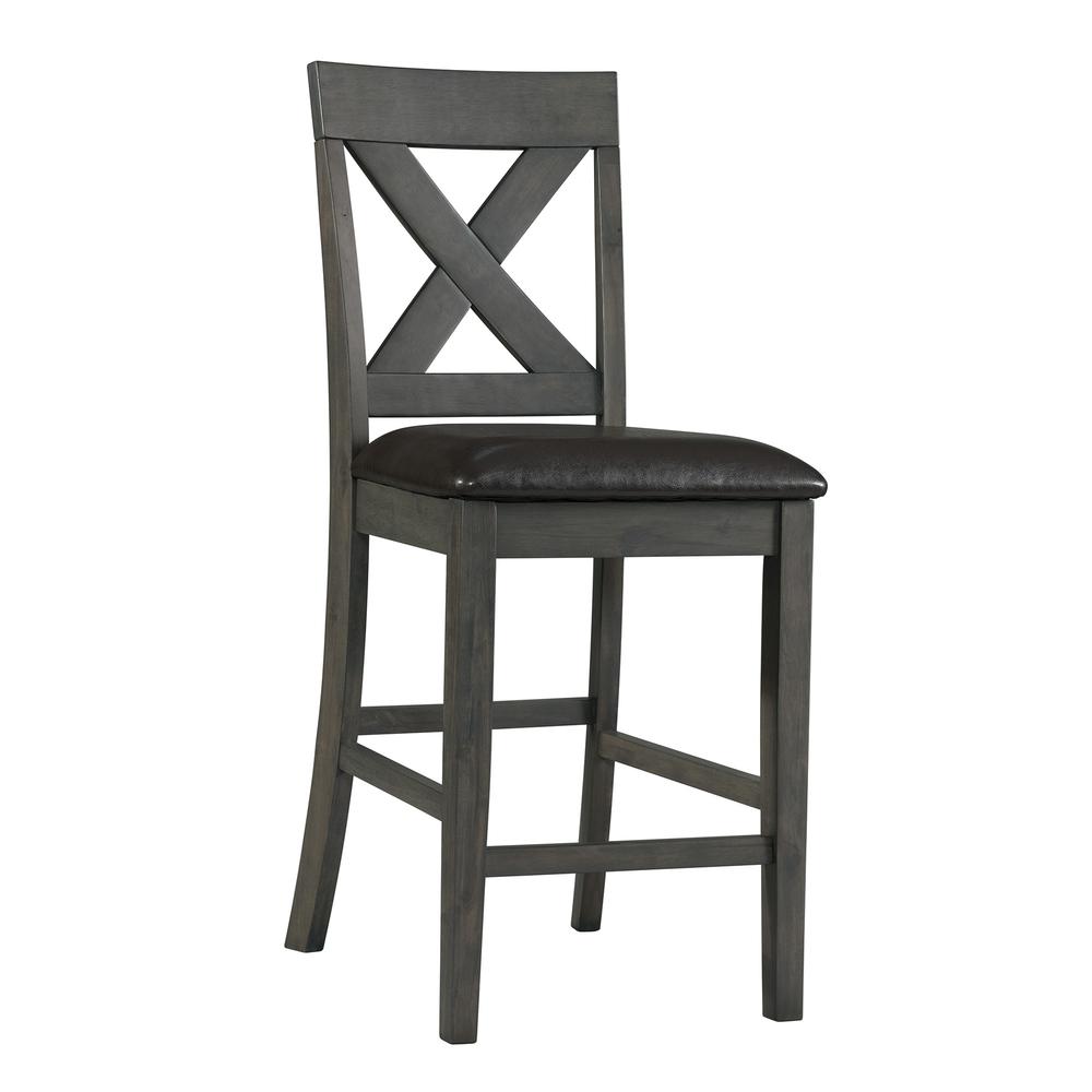 Alexa 7PC Counter Height Dining Set in Gray
