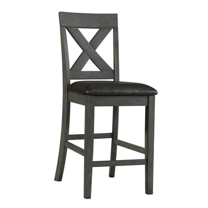 Alexa 7PC Counter Height Dining Set in Gray