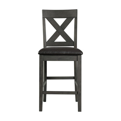 Alexa 7PC Counter Height Dining Set in Gray