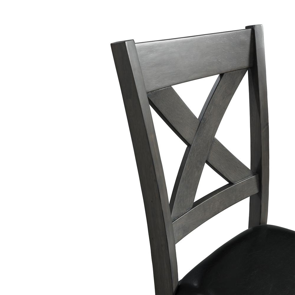 Alexa 7PC Standard Height Dining Set in Gray
