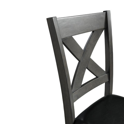 Alexa 7PC Standard Height Dining Set in Gray