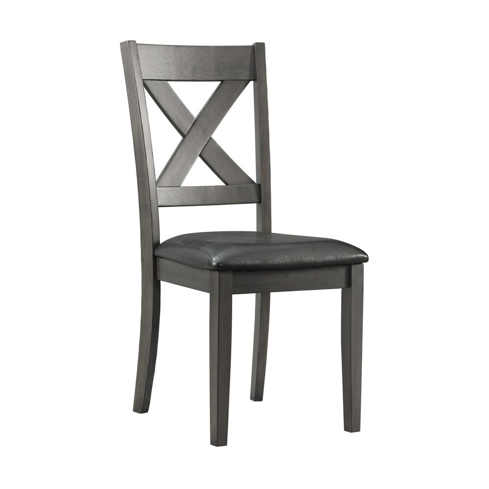 Alexa 7PC Standard Height Dining Set in Gray