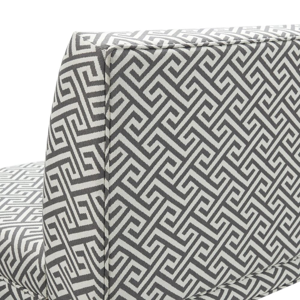 Brown Upholstered Dining Settee with Back Support
