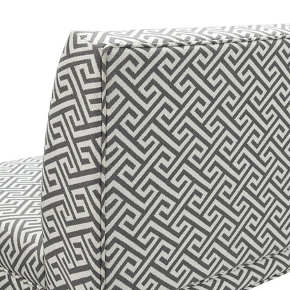 Brown Upholstered Dining Settee with Back Support