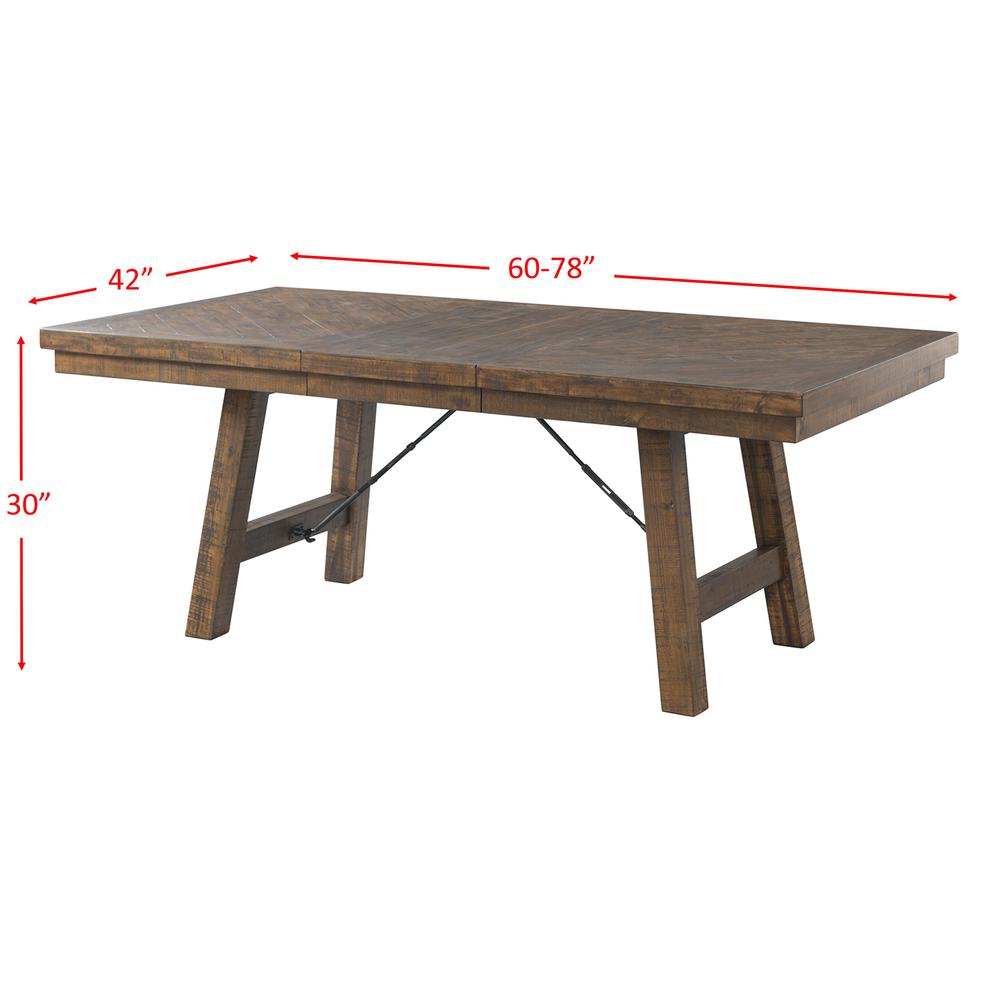 Dex 5PC Dining Set-Table, 4 Upholstered Side Chairs